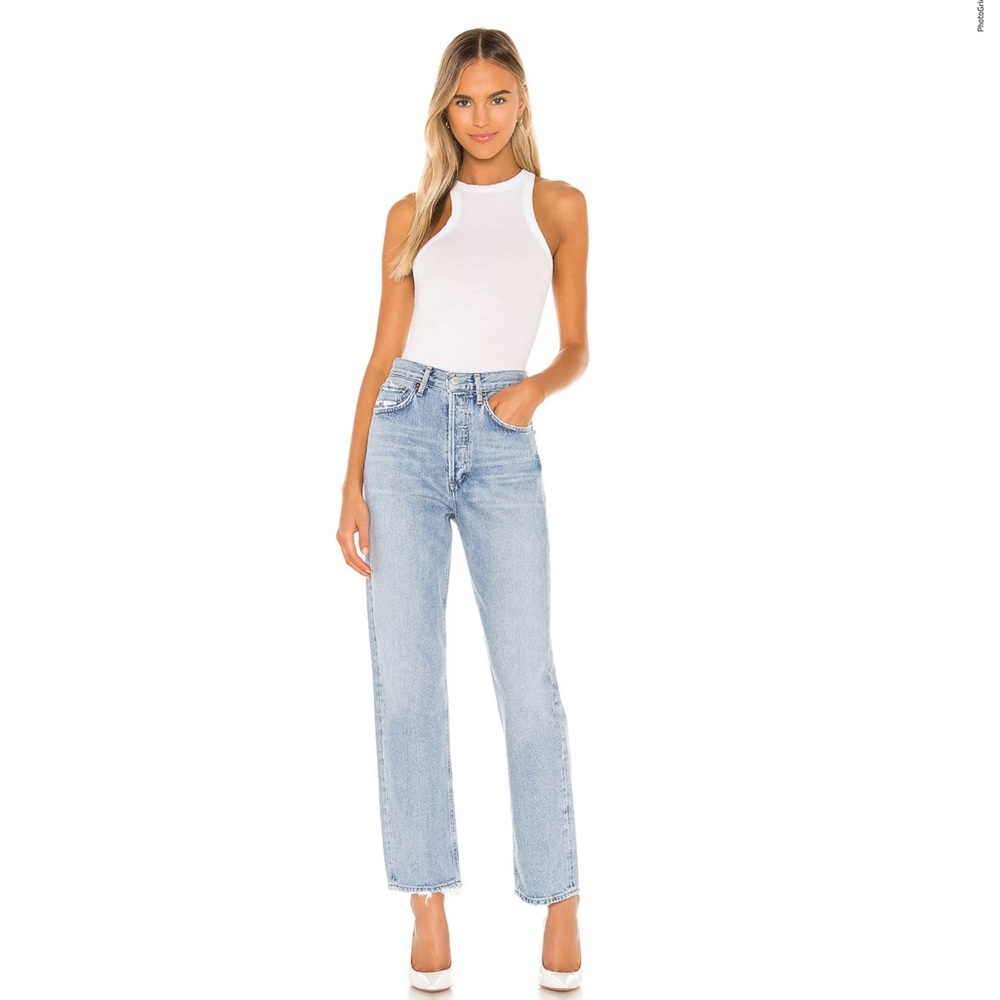 COPY - AGOLDE 90's Mid Rise Loose Fit in Snapshot SIZE 26